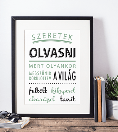 Szeretek olvasni poszter